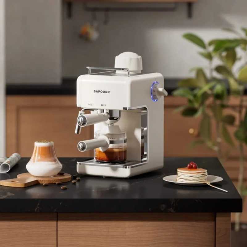 Cafetera espresso semiautomática con espumador de leche - Image 7