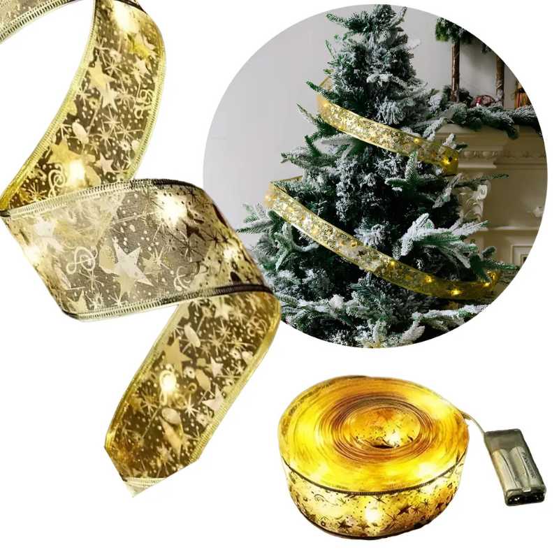 Cinta luces navideñas led decoración arbol navidad 5m - Image 3
