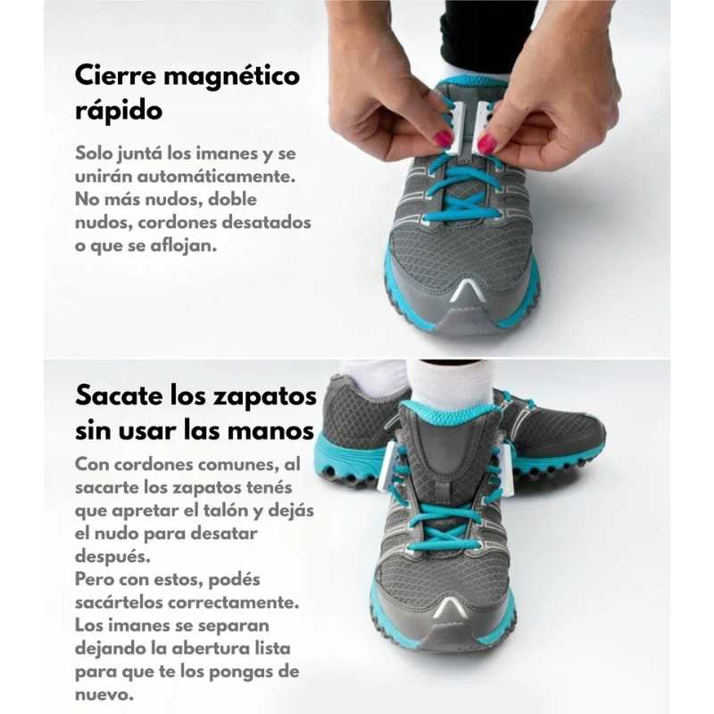 Hebillas Magnéticas Para Cordones – Cierre Rápido Universal - Image 4
