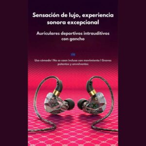 Auriculares gaming In-Ear S16 HiFi con micrófono y reducción de ruido
