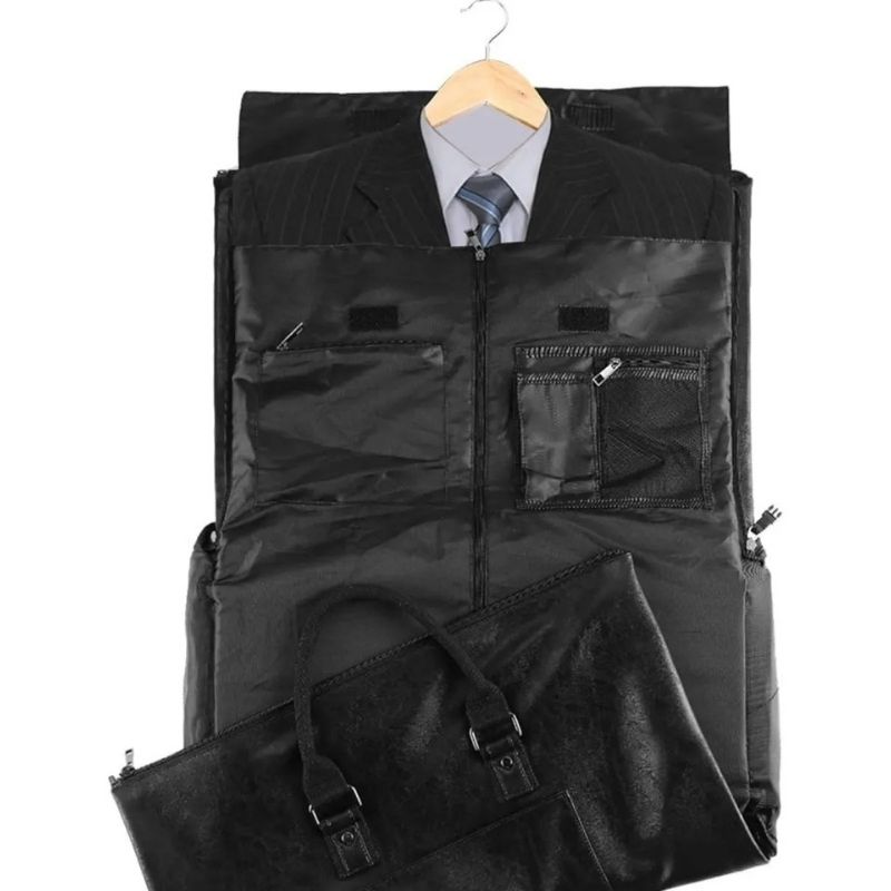 Bolso de Viaje Ejecutivo Duffel Expandible Porta Trajes y Zapatos - Image 4