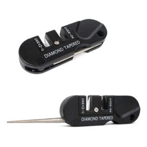 Afilador de Cuchillos Portátil 4 en 1 Reforzado con Cerámica y Diamante