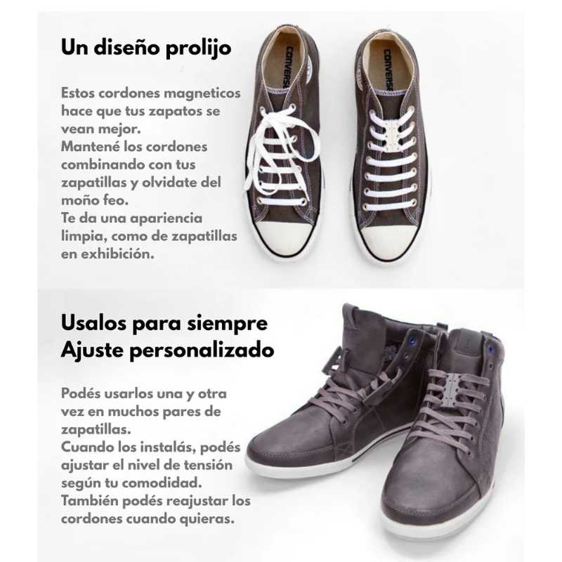 Hebillas Magnéticas Para Cordones – Cierre Rápido Universal - Image 3