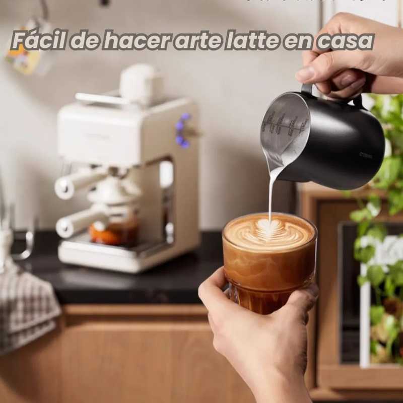 Cafetera espresso semiautomática con espumador de leche - Image 3