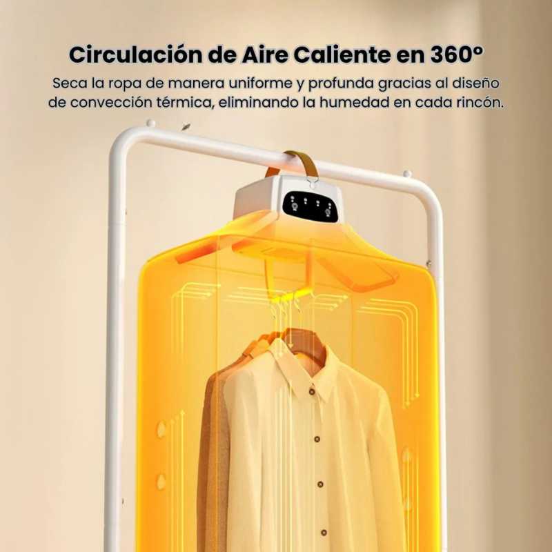 Mini secarropa portátil eléctrico plegable - Image 3