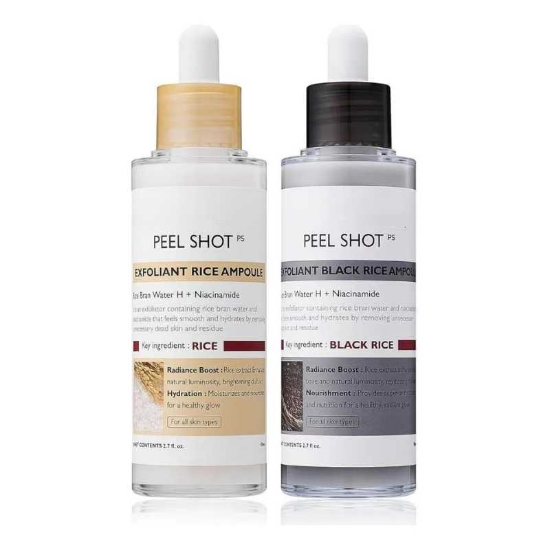 Duo de suero esencia facial arroz