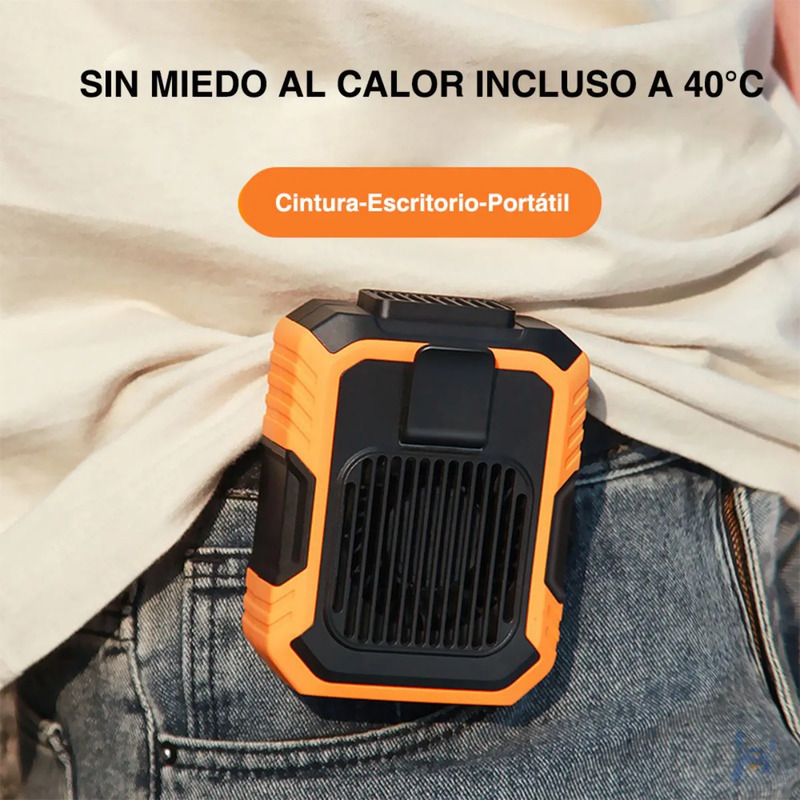 Mini ventilador de cintura/cuello portátil - Image 8