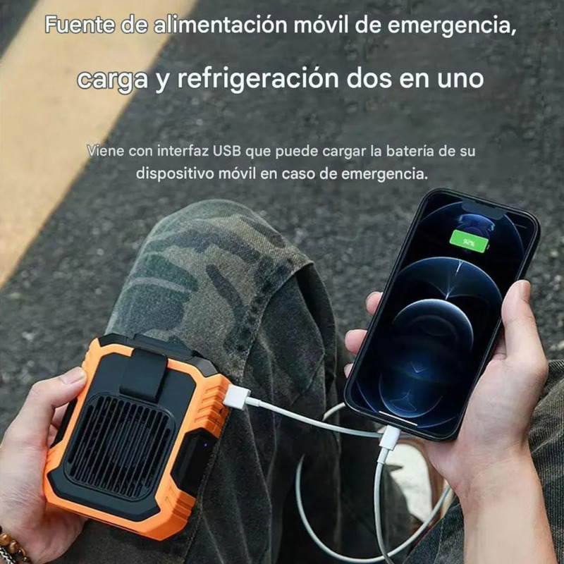Mini ventilador de cintura/cuello portátil - Image 6