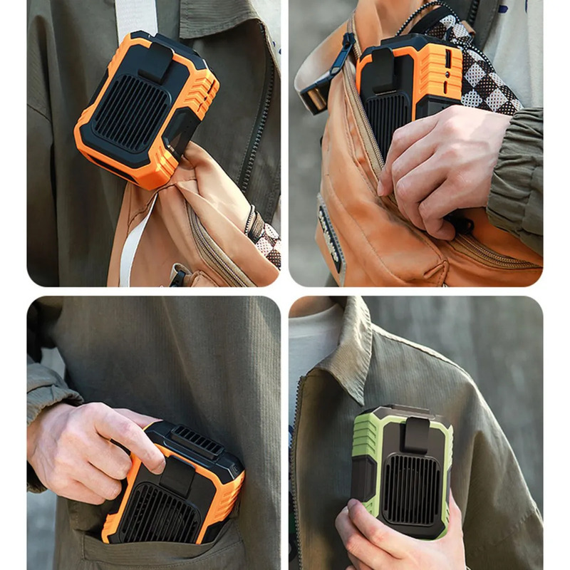 Mini ventilador de cintura/cuello portátil - Image 4
