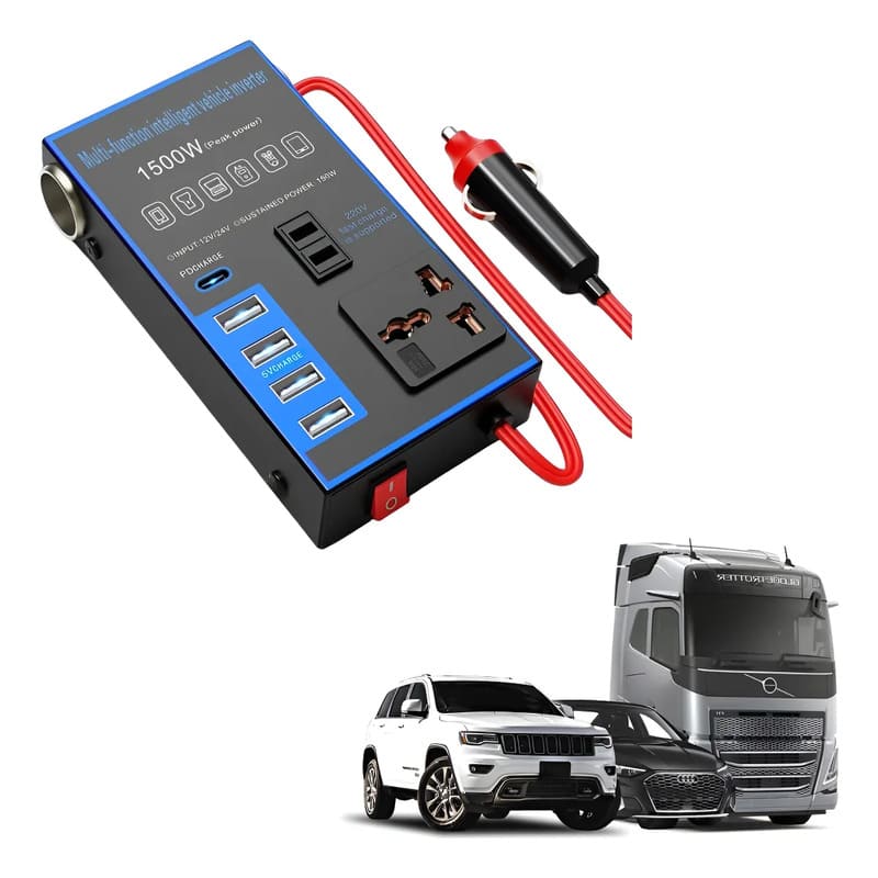 Inversor de corriente 12v a 220v