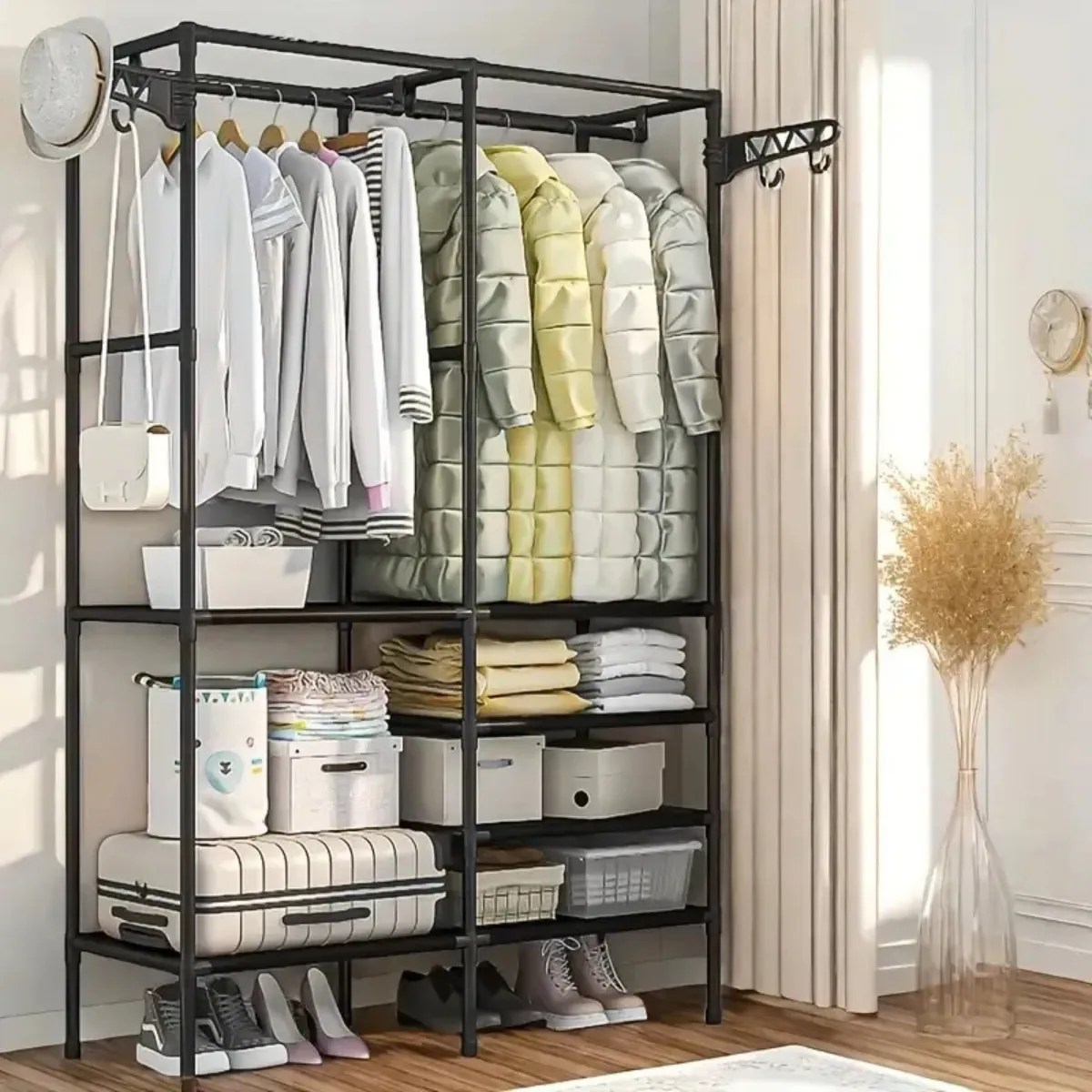 Perchero organizador 2 filas