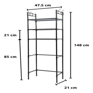Organizador sobre inodoro con gancho