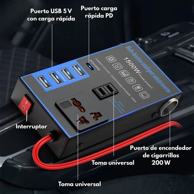 Inversor de corriente 12v a 220v - Image 8