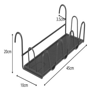 Tender colgante seca zapatos metálico