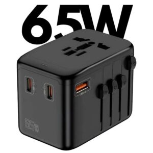 Adaptador Universal 65W PD QC Viaje