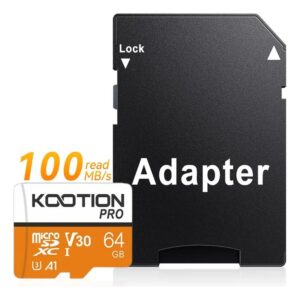 Tarjeta microsdxc kootion pro 64gb v30 u3