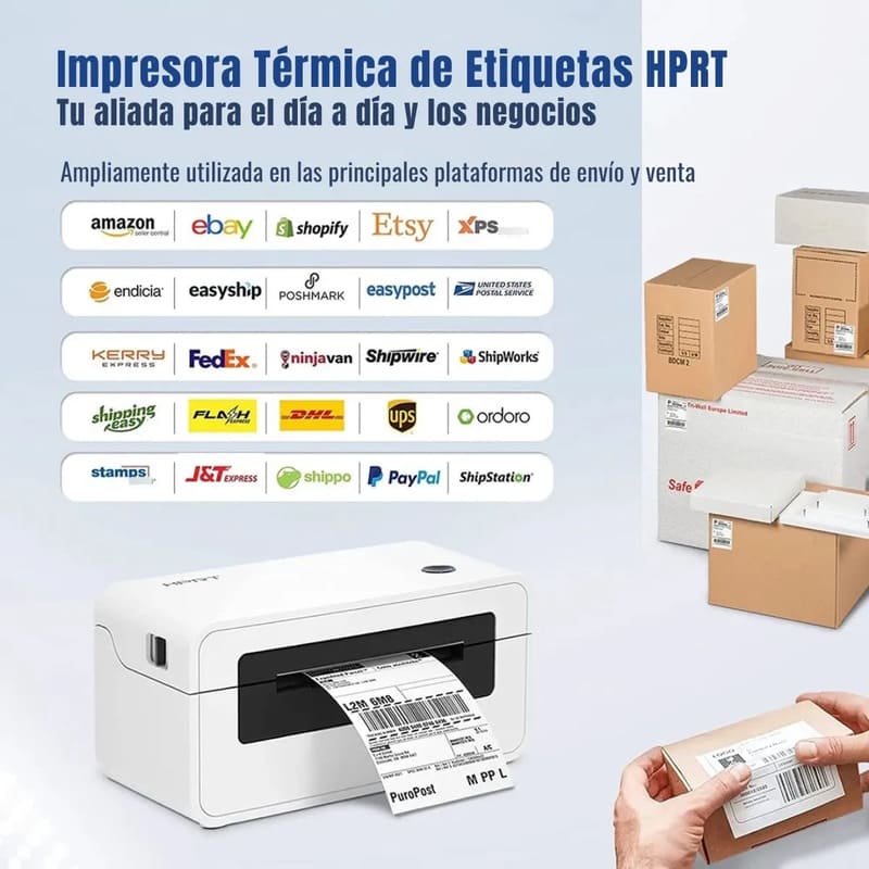 Impresora térmica de etiquetas HPRT - Image 3