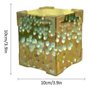 Lámpara LED tulipanes espejo infinito