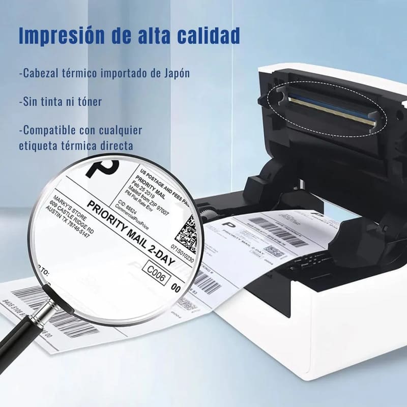 Impresora térmica de etiquetas HPRT - Image 4