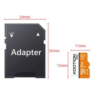 Tarjeta microsdxc kootion pro 128gb v30 u3