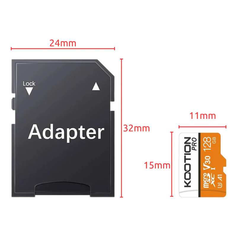 Tarjeta microsdxc kootion pro 128gb v30 u3 - Image 2