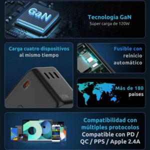 Adaptador universal 120w