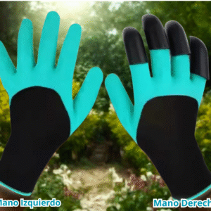 Guantes de goma para jardín con garra