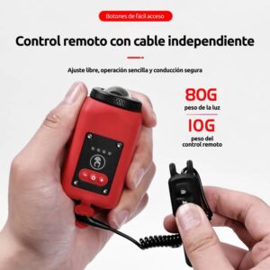 Luz led bicicleta recargable con bocina